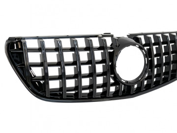 Central Grille suitable for Mercedes V-Class W447 (2014-03.2019) GT R Panamericana Design All Black