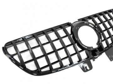 Central Grille suitable for Mercedes V-Class W447 Facelift (2020-Up) GT R Panamericana Design Black