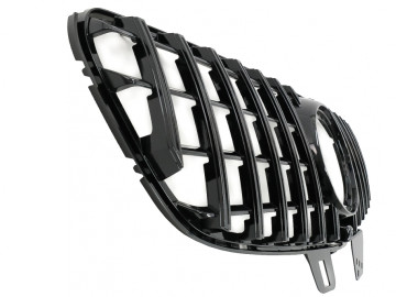 Central Grille suitable for Mercedes V-Class W447 Facelift (2020-Up) GT R Panamericana Design Black