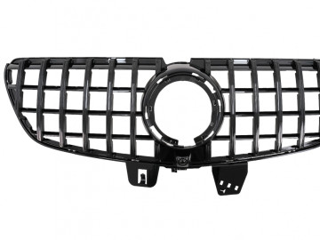 Central Grille suitable for Mercedes V-Class W447 Facelift (2020-Up) GT R Panamericana Design Black