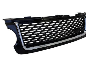 Central Grille with Side Vents suitable for Land Range Rover Vogue III L322 (2010-2012) All Black Autobiography Supercharged Edition