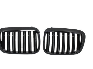 Central Grilles Kidney Grilles 3 Series suitable for BMW E46 Pre Facelift (1998-2001) X5 Piano Black Design