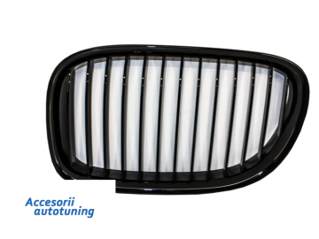 Central Grilles Kidney Grilles suitable for BMW F01 7 Series 2008-up Piano Black