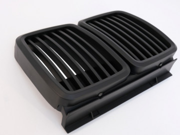 Central Kidney Grille suitable for BMW 3 Series E30 (1982-1994) Matte Black