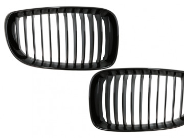 Central Kidney Grilles suitable for BMW 1 Series E81 E82 E87 E88 LCI (2007-2011) Piano Black