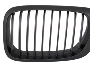 Central Kidney Grilles suitable for BMW 3 Series E46 COUPE CABRIO (1999-02.2003) Black Matte