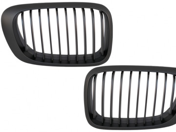 Central Kidney Grilles suitable for BMW 3 Series E46 COUPE CABRIO (1999-02.2003) Black Matte