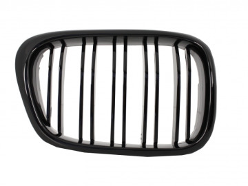 Central Kidney Grilles suitable for BMW E39 5 Series (1997-2003) Double Stripe M Design Piano Black