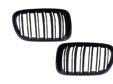Central Kidney Grilles suitable for BMW X3 F25 (2011-2014) Double Stripe M Design Piano Black