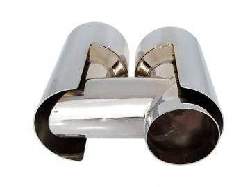 Chromed Exhaust Muffler Tips suitable for BMW E36 E46 E90 E91 E39 E60 E61 F10 F11 E64 F12 F13 F06 X5 E53 M5 design
