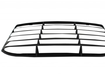 Classic Quarter Side Window Louvers suitable for FORD Mustang Mk6 VI Sixth Generation (2015-2019) with Rear Window Louvers Black PFT Design