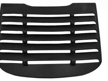 Classic Quarter Side Window Louvers suitable for FORD Mustang Mk6 VI Sixth Generation (2015-2019) with Rear Window Louvers Look Black