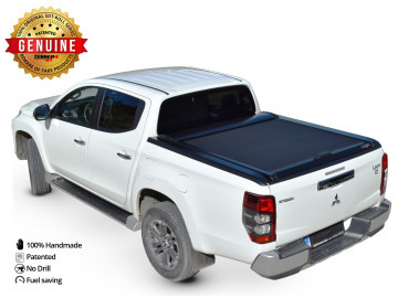 Cobertura Retrátil Preto Matte (PAINT-006) Mitsubishi L200 Triton 2015->2019 & 2020+ (Cabine Dupla)