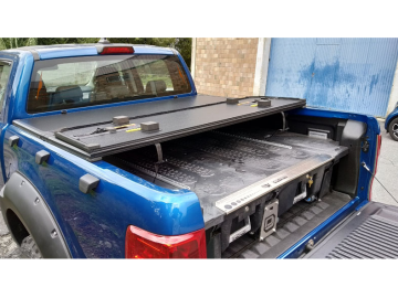 Cobertura dobrável em três parte (Hard-Tri-Fold) para Ford Ranger 2012-2022