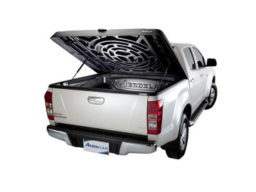 Cobertura plana AEROKLAS em ABS para Isuzu D-Max 2020–2024 (cabina dupla)