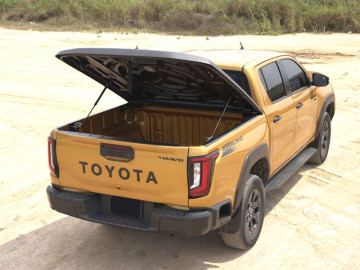 Cobertura plana AEROKLAS em ABS para Toyota Hilux 2026+ (cabina dupla)
