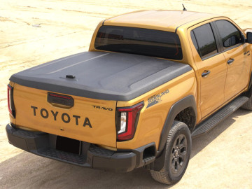 Cobertura plana AEROKLAS em ABS para Toyota Hilux 2026+ (cabina dupla)