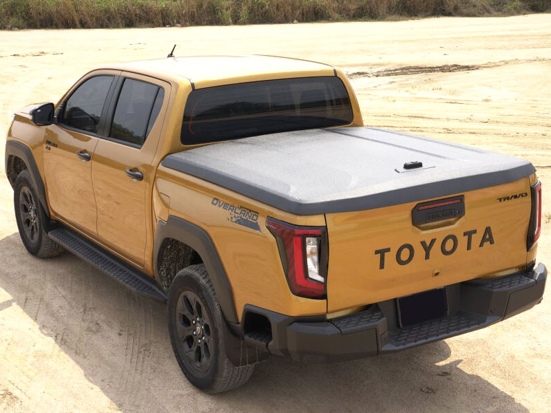 Cobertura plana AEROKLAS em ABS para Toyota Hilux 2026+ (cabina dupla)