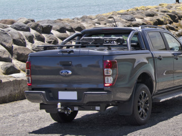 Cobertura plana em ABS para Ford Ranger 2023+ Cabina Dupla - PROFORM SPORTLID V 