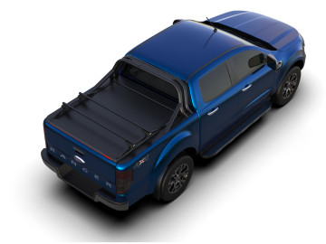 Cobertura retrátil Tessera SE em preto mate Ford Ranger 2012+ 2016+ 2020+ 