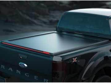 Cobertura retrátil Tessera SE em preto mate Ford Ranger 2012+ 2016+ 2020+ Cabine Extra XLT