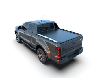 Cobertura retrátil Tessera SE em preto mate Ford Ranger 2012+ 2016+ 2020+ Wildtrack Cabine Extra