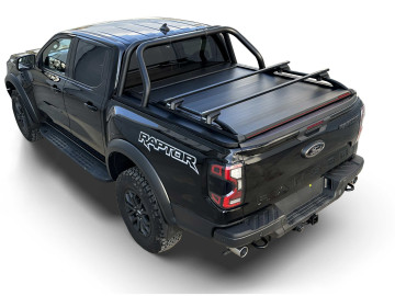 Cobertura retrátil Tessera SE em preto mate Ford Ranger (P703) 2023+ Cabine Dupla
