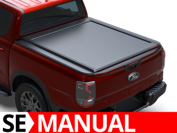 Cobertura retrátil Tessera SE em preto mate Ford Ranger (P703) 2023+ Cabine Dupla
