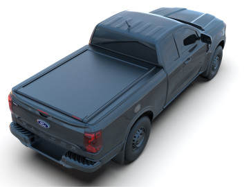 Cobertura retrátil Tessera SE em preto mate Ford Ranger (P703) 2023+ Cabine Extra - XL/XLT/LIMITED