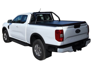 Cobertura retrátil Tessera SE em preto mate Ford Ranger (P703) 2023+ Cabine Extra - XL/XLT/LIMITED