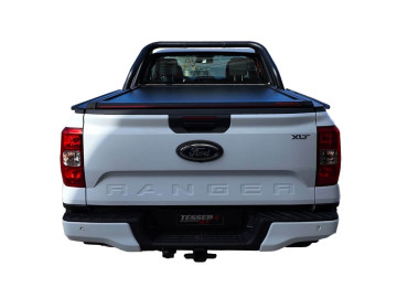 Cobertura retrátil Tessera SE em preto mate Ford Ranger (P703) 2023+ Cabine Extra - XL/XLT/LIMITED