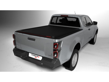 Cobertura retrátil Tessera SE em preto mate Isuzu D-Max 2021+ Cabine Extra