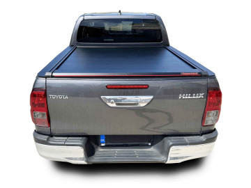Cobertura retrátil Tessera SE em preto mate Toyota Hilux (Revo) '07-2016-> Cabine Extra 