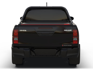 Cobertura retrátil Tessera SE em preto mate Toyota Hilux (Revo) '07-2016-> Cabine Extra 