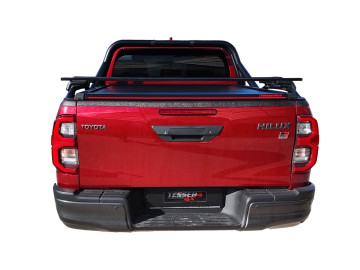 Cobertura retrátil Tessera SE em preto mate Toyota Hilux (Revo) '07-2016-> Cabine Extra 