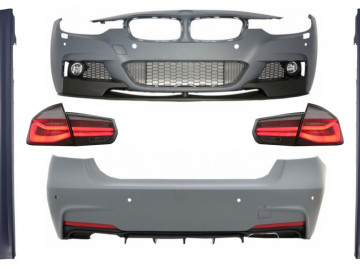 Complete Body Kit suitable for BMW 3 Series F30 (2011-2019) with LED Taillights Dynamic Sequential Turning Light M-Performance Design