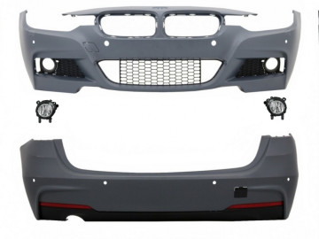 Complete Body Kit suitable for BMW 3 Series F31 (2011-2019) Touring M-Technik Design with Fog Light Projectors