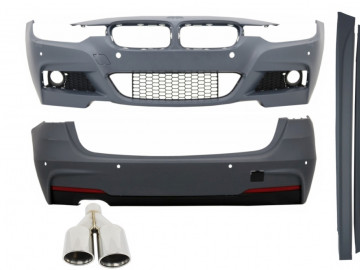 Complete Body Kit suitable for BMW 3 Series Touring F31 (2011-up) M-Technik Design With Exhaust Muffler M-Power