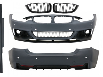 Complete Body Kit suitable for BMW 4 Series F32 F33 (2013-up) M-Performance Design with Central Grilles Piano Black