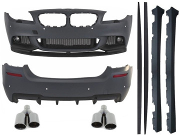 Complete Body Kit suitable for BMW F10 5 Series (2011-up) M-Performance Design with Exhaust Muffler Tips M-Power