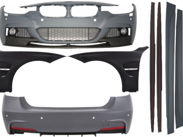 Complete Body Kit suitable for BMW F30 (2011+) M-Performance Design with Front Fenders