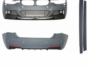 Complete Body Kit suitable for BMW F30 (2011-up) M-Performance Design +Exhaust Muffler Tips Quad M-Power Black