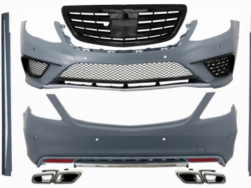 Complete Body Kit suitable for Mercedes S-Class W222 (2013-06.2017) S63 Design