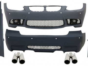 Complete Body Kit with Exhaust Muffler Tips suitable for BMW 3 Series E92 E93 (2006-2009) Non-LCI Coupe Cabrio M3 Design