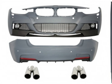 Complete Body Kit with Exhaust Muffler Tips suitable for BMW F30 (2011-up) M-Performance Design