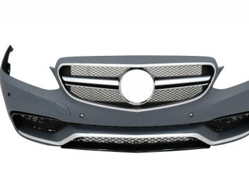 Complete Body Kit with Exhaust Tips and LED Xenon Headlights suitable for Mercedes E-Class W212 (2013-2016) E63 Design