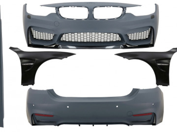 Complete Body Kit with Front Fenders suitable for BMW 4 Series F32 F33 Coupe Cabrio (2013-02.2017) M4 Design