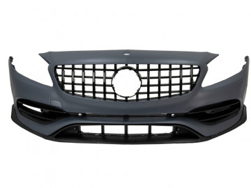 Complete Body Kit with Grille suitable for Mercedes A-Class W176 (2012-2018) Facelift A45 Design