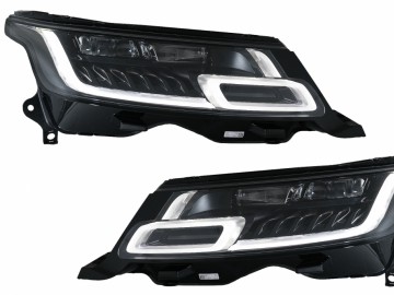 Complete Body Kit with LED Headlights and Taillights suitable for Range Rover Sport L494 (2013-2017) Conversion to 2019 SVR Design