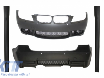 Complete Body Kit with PDC Fog Lights suitable for BMW 3 Series E90 LCI Facelift 2008-2011 M3 Design